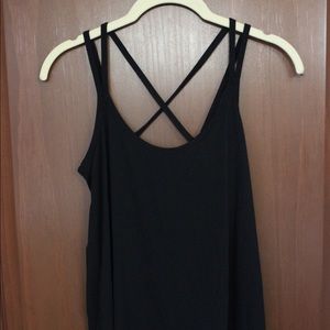 Black Criss-Cross Tank